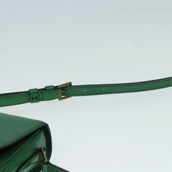 LOUIS VUITTON Epi Saint Cloud GM Shoulder Bag Green M52194 LV Auth 92485 - Picture 11 of 16
